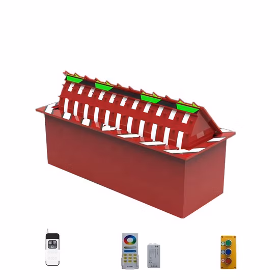 높은 보안을 위해 원격으로 제어되는 도로 장벽을 갖춘 유압식 자동 주차 테러 방지 품질 표준